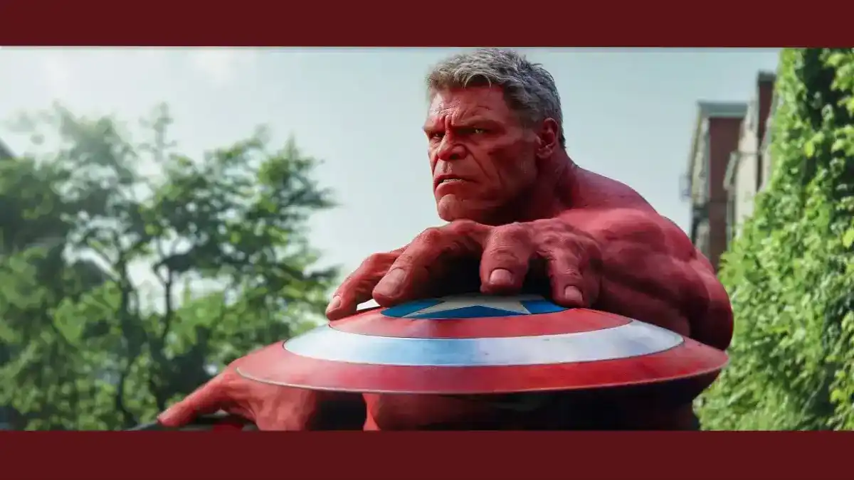 Capitão América 4: Trailer épico traz Hulk Vermelho com o escudo