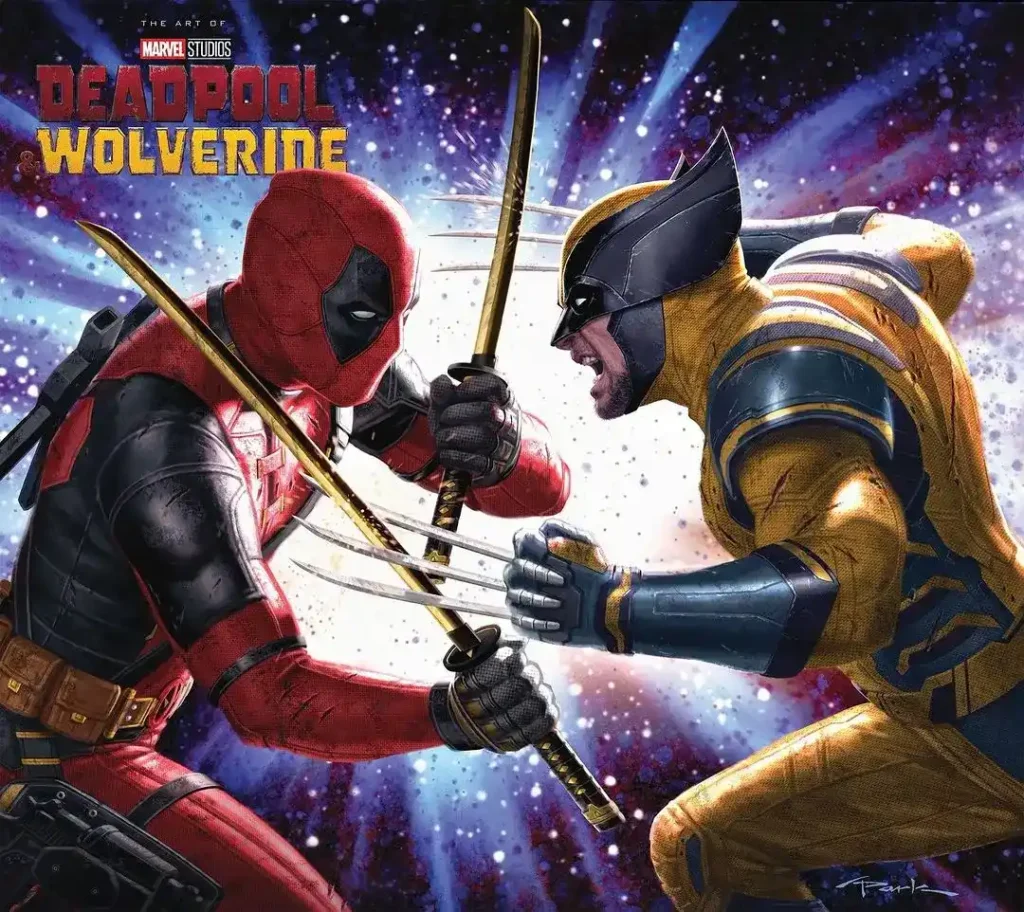 Capa do livro de arte de Deadpool & Wolverine