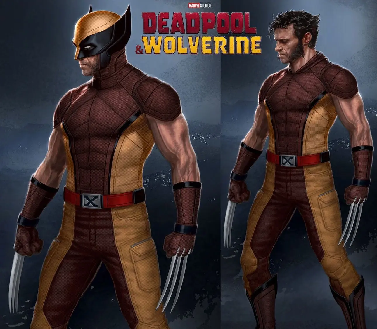 wolverine uniforme marrom versão completa