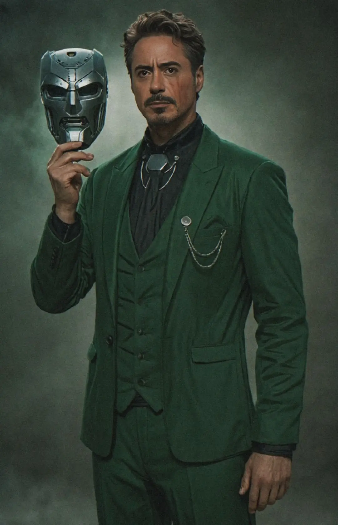 arte do robert downey jr. como doutor destino