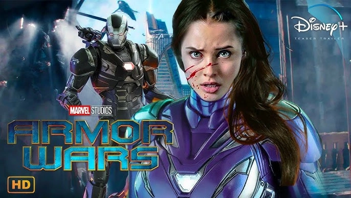 Morgan Stark e Rhodes em Guerra das Armaduras