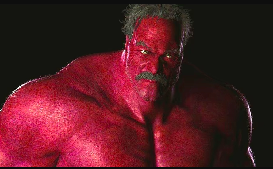 Fanart de William Hurt como o Hulk Vermelho