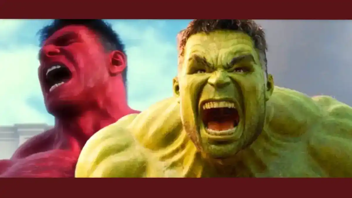 A transformação do Hulk Vermelho é diferente do Hulk do MCU?