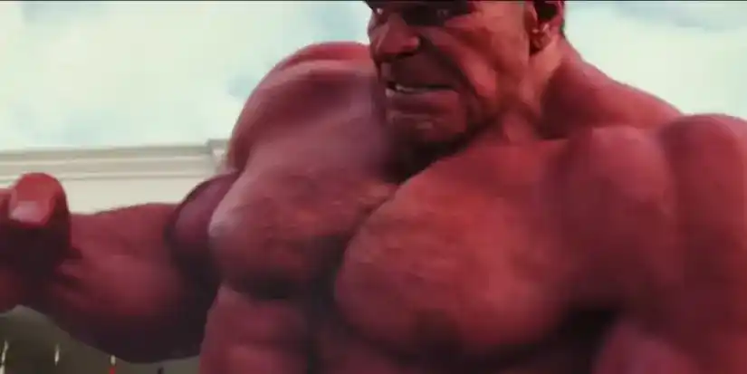 Diferenças na Transformação do Hulk Vermelho no MCU