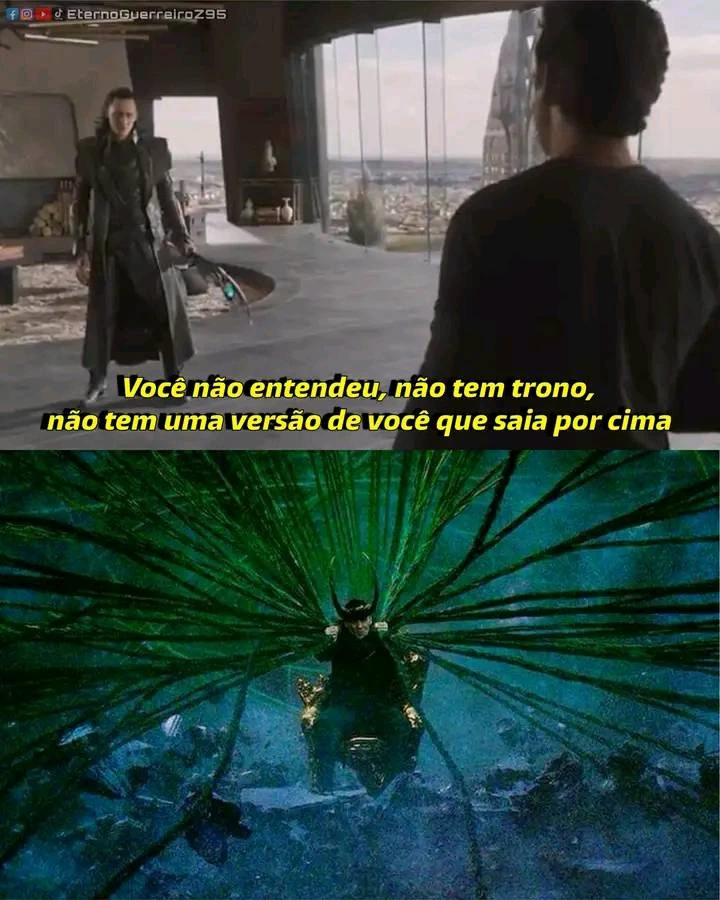 Loki vs Homem de Ferro em Os Vingadores