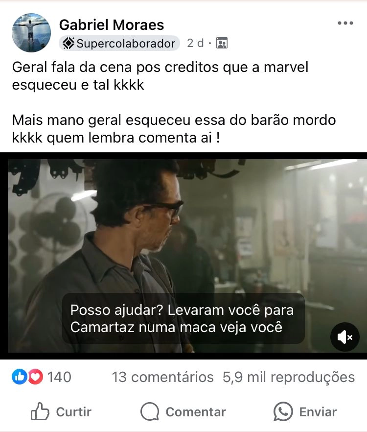 Cena pós-créditos esquecida pela Marvel