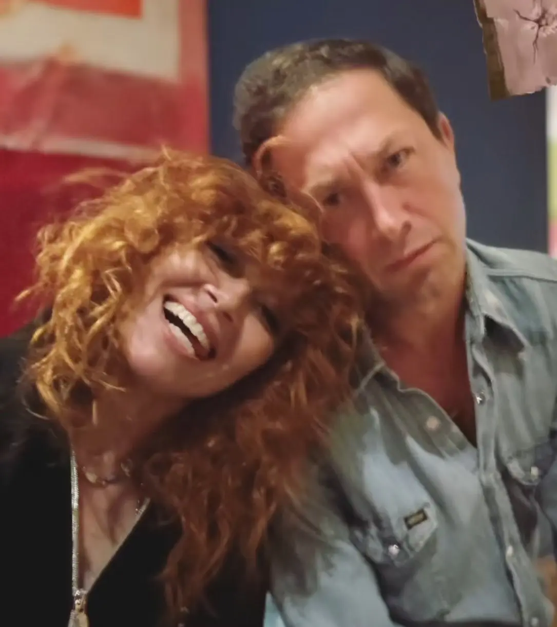 foto bastidores quarterto fantástico natasha lyonne e ebon moss-bacrach