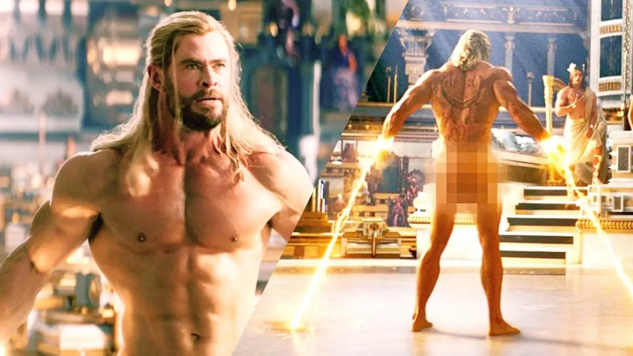 thor vingadores marvel cena nudez