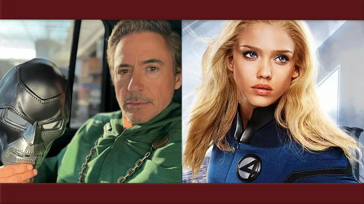 Robert Downey Jr., o Doutor Destino, aparece em foto ao lado da Mulher Invisível