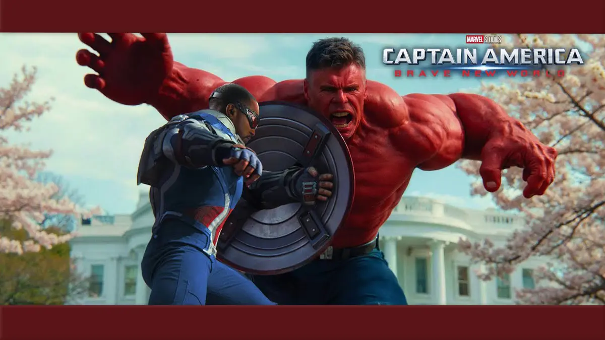 Capitão América 4: Herói enfrenta o Hulk Vermelho no novo trailer do filme