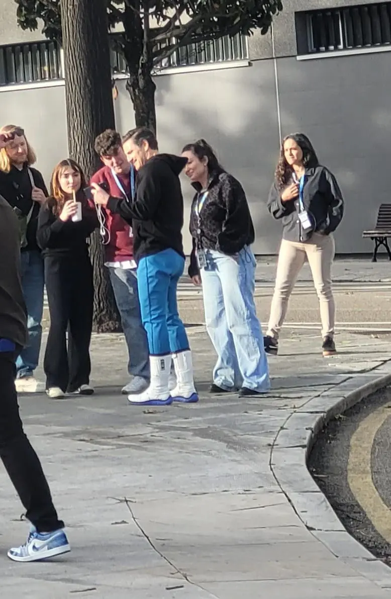 pedro ´pascal como reed richards no set de quarteto fantástico