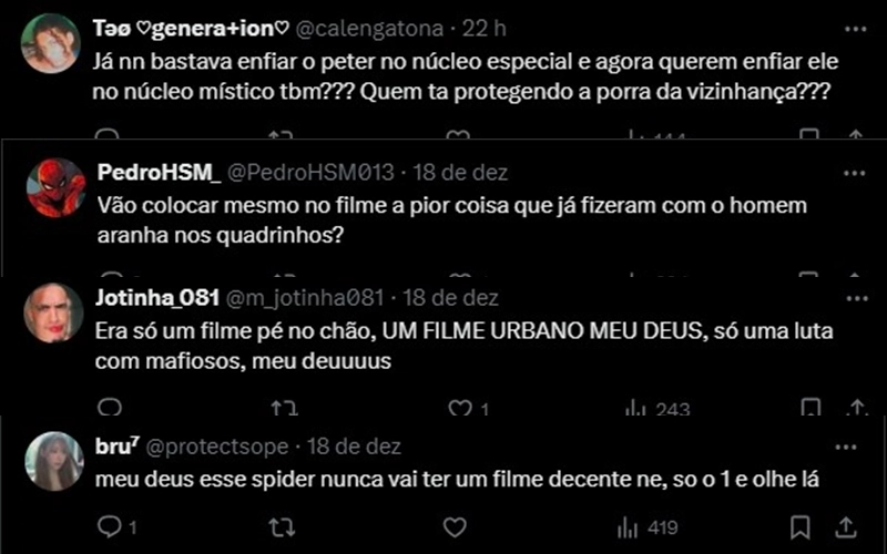 Homem-Aranha 4: Fãs não aprovam participação do Mefisto