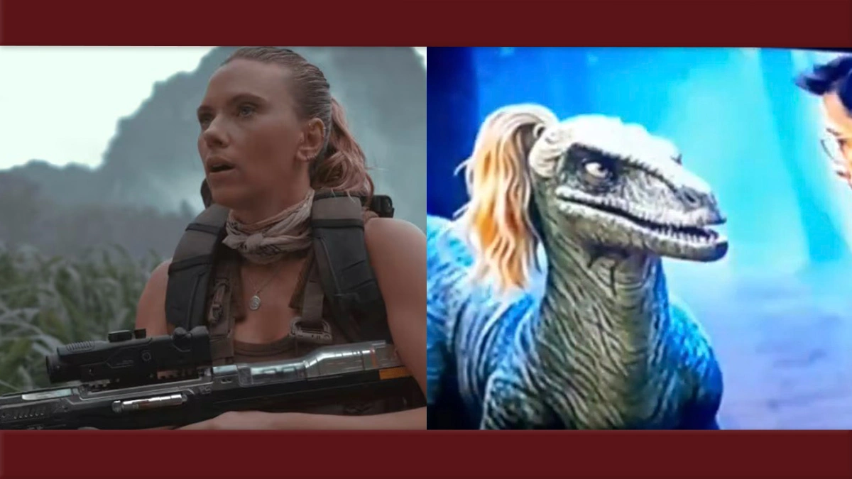 Scarlett Johansson vira dinossauro em trailer falso