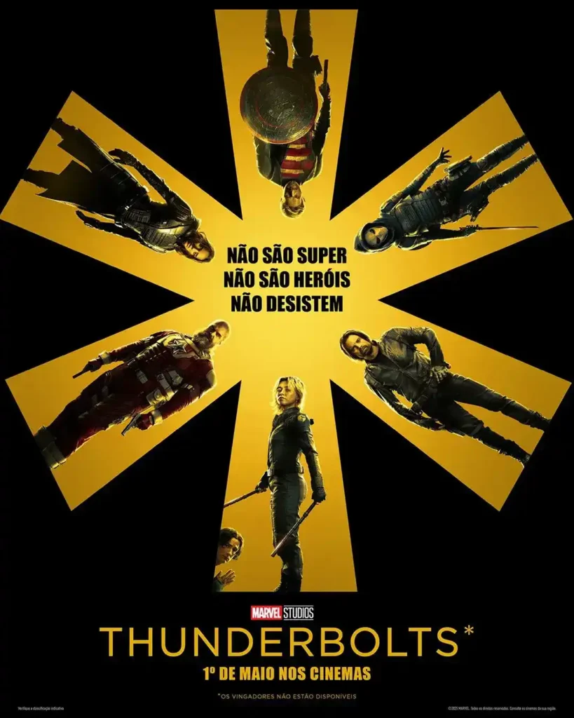 Thunderbolts* pôster brasileiro