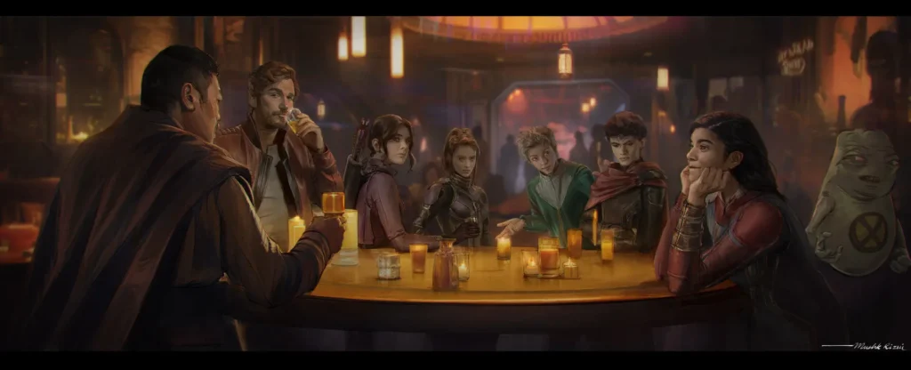 jovens vingadores imagem oficial