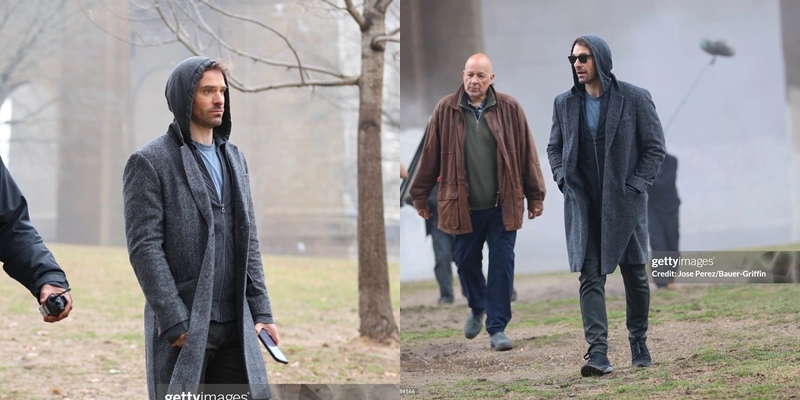 Charlie Cox nas filmagens da 2ª temporada