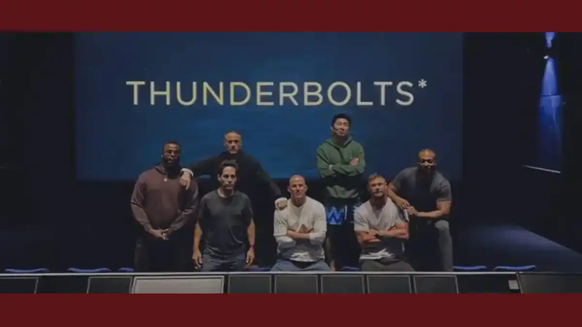 Elenco de Vingadores: Doomsday assiste Thunderbolts* em foto inédita