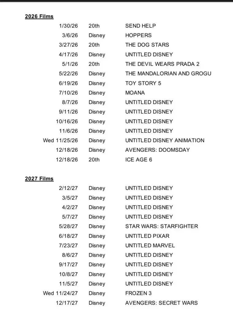 Filme secreto da Marvel em 2027