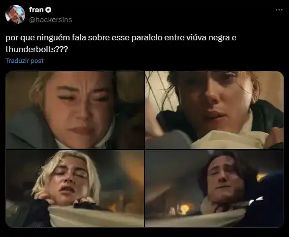 Paralelo de Thunderbolts* com Viúva Negra