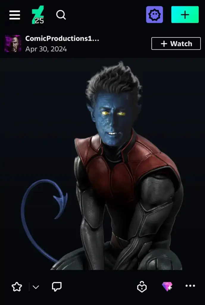 Arte de fã do Noturno