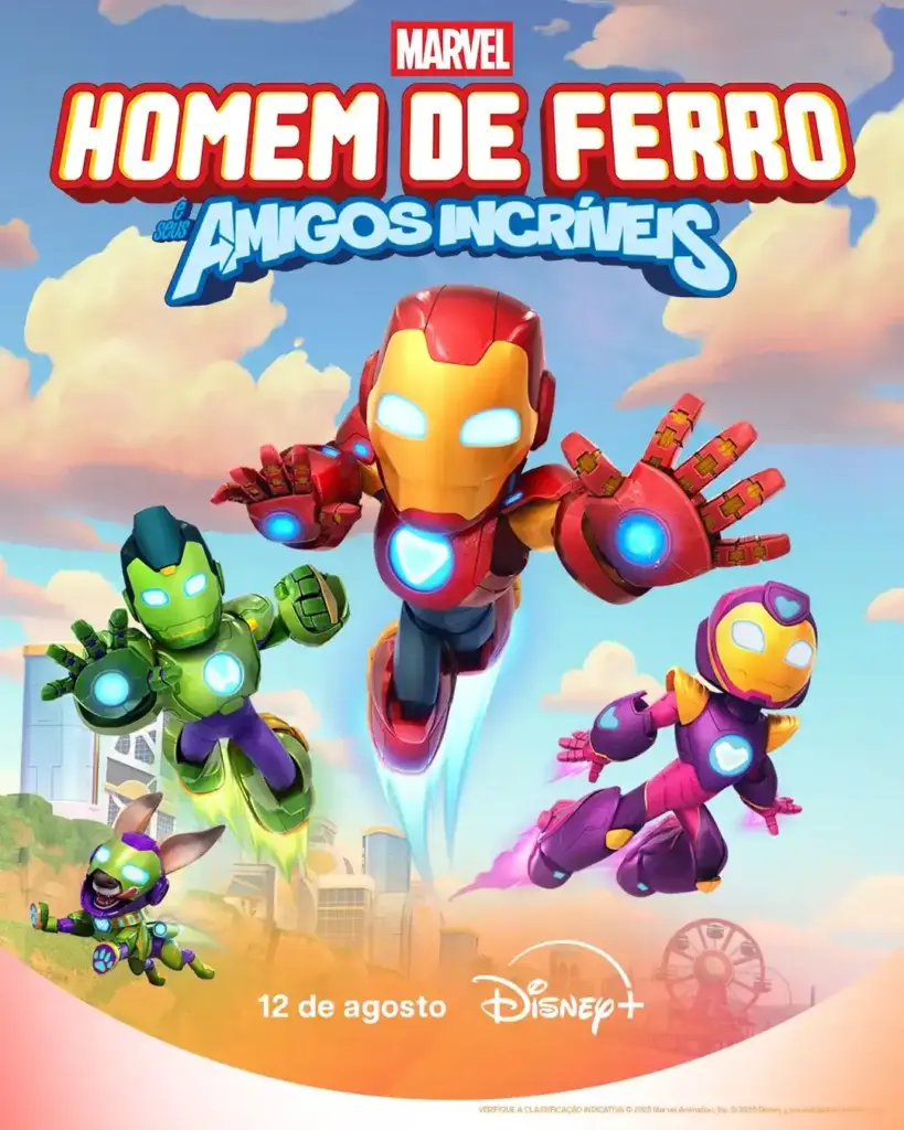 Pôster de Homem de Ferro e seus Amigos Incríveis