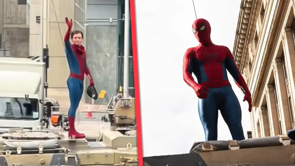homem-aranha 4 fotos dos bastidores