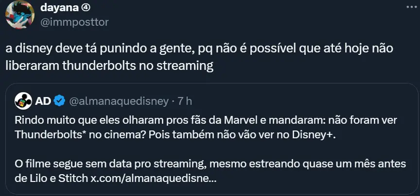 thunderbolts* no disney+