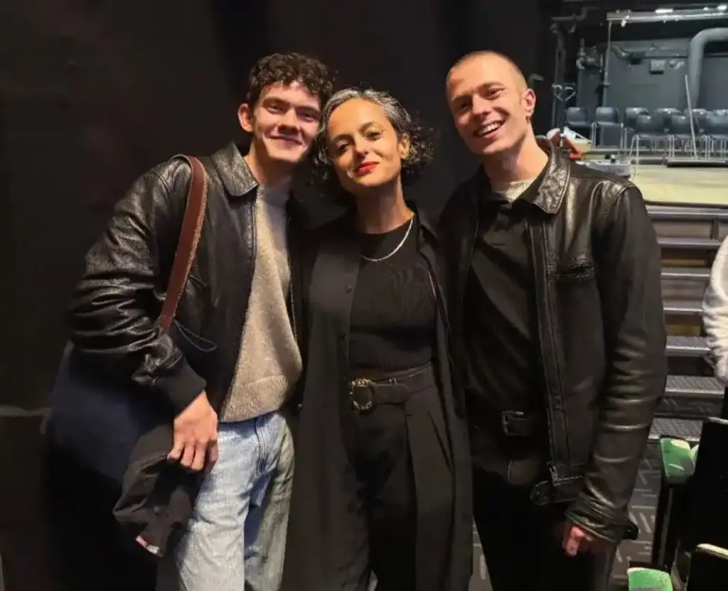 Gandja Monteiro com Joe Locke e Ruaridh Mollica