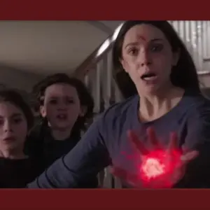 Vaza cena do reencontro dos filhos da Feiticeira Escarlate