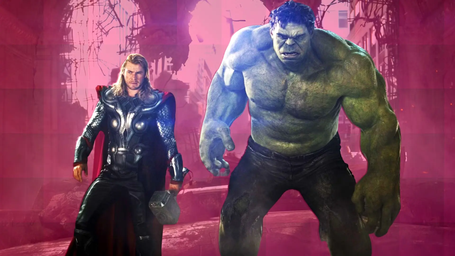 vingadores heróis hulk e thor