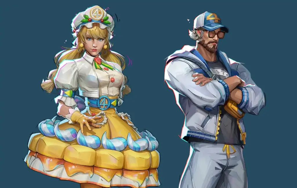 Skins do Sr Fantastico e Mulher Invisivel