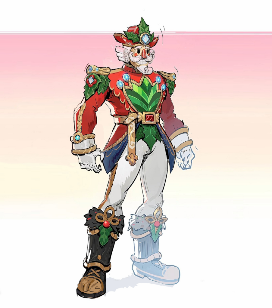 Senhor das estrelas em Skin natalina Marvel Rivals