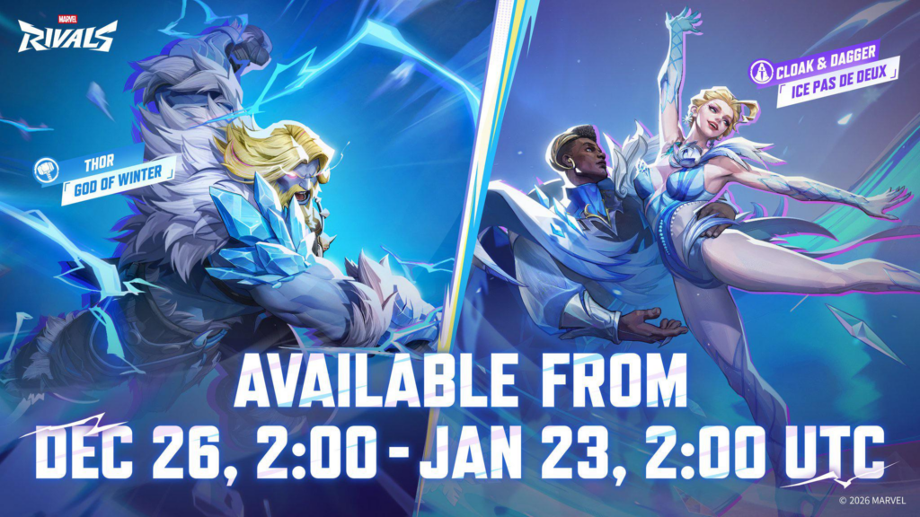 Marvel Rivals Skins de Inverno