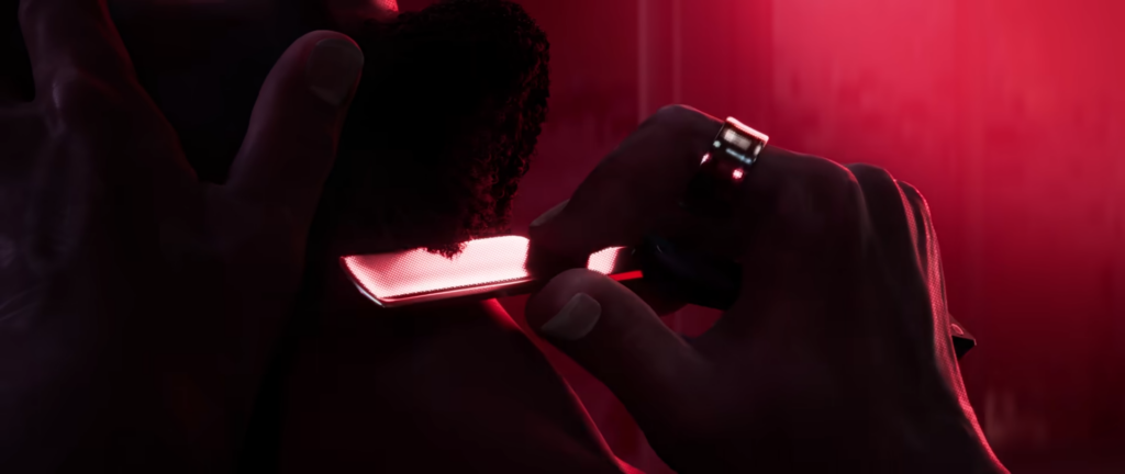 Blade fazendo a barba