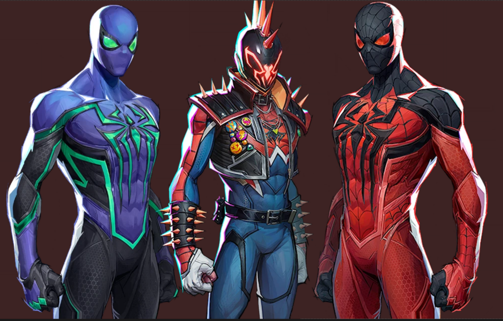 Marvel Rivals Homem Aranha Skins