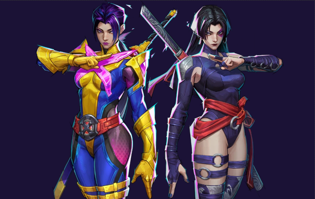 Marvel Rivals Psylocke Skins