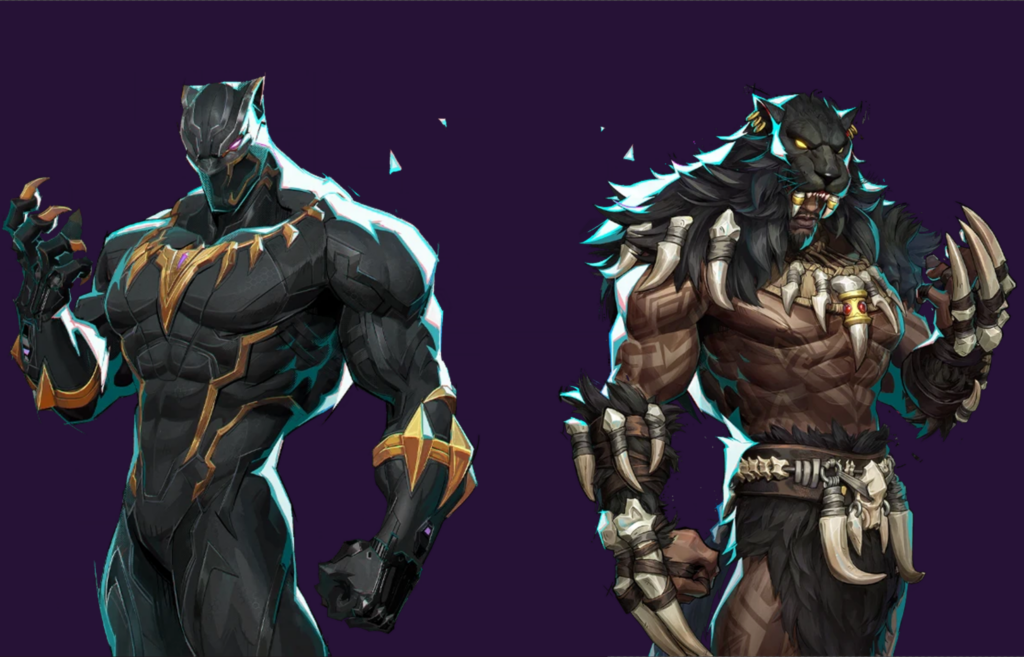 Marvel Rivals Pantera Negra Skins