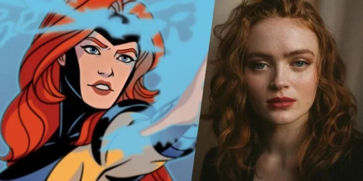 vingadores sadie sink papel jean grey