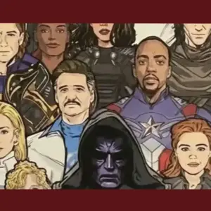 Vingadores Doomsday - Pôster oficial com os 28 personagens é divulgado em HD