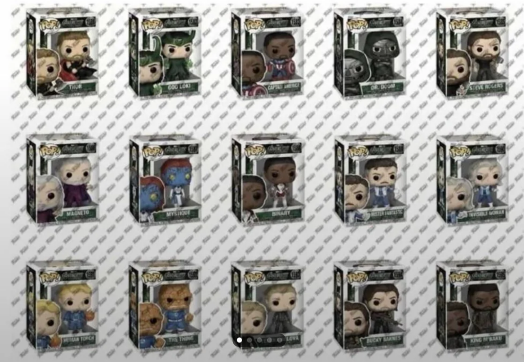 Vingadores 5 – Vazamentos de Funko Pop