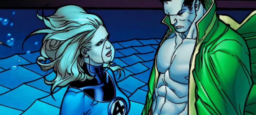 Vingadores: Doomsday Sue e Namor de lado