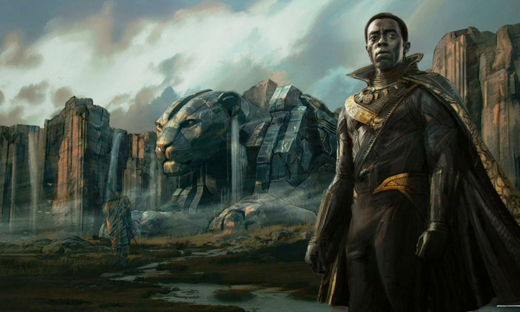 Pantera Negra 3 - Damson Idris Concept Art