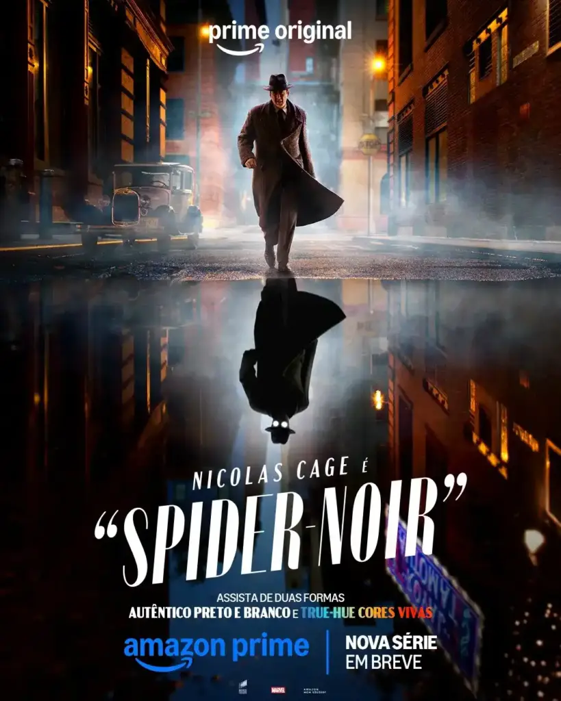 Pôster colorido de Spider-Noir