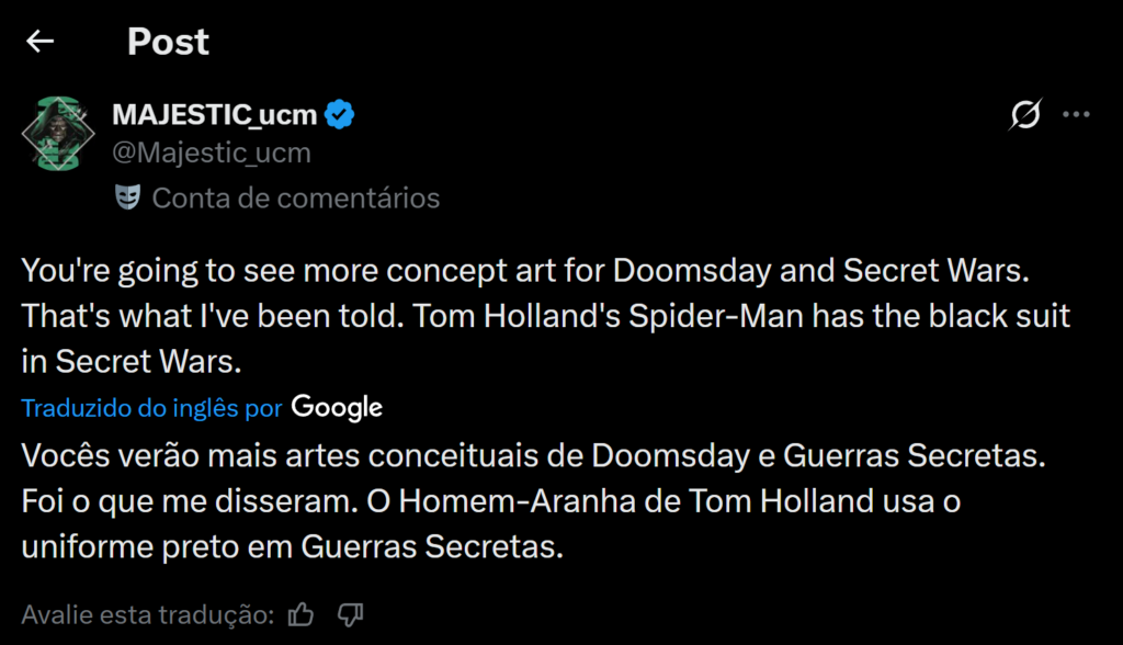 Vingadores 6: Vazamento confirma traje lendário