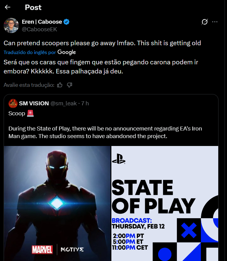 Homem de Ferro – Jogo do herói NÃO foi cancelado