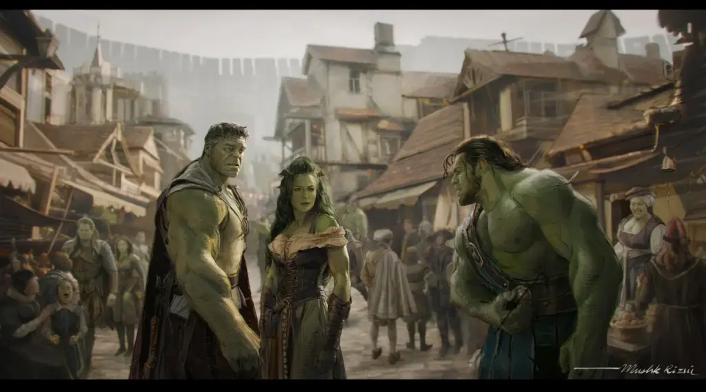 vingadores guerras secretas arte vazada hulk