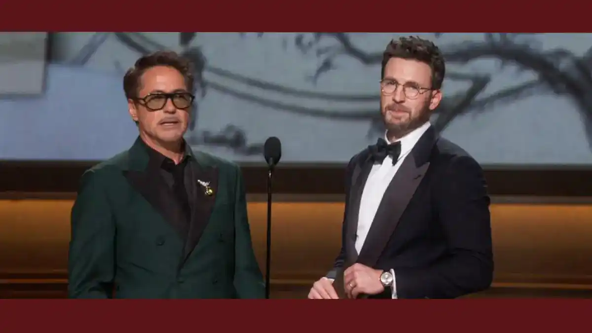 Dublado: Robert Downey Jr. e Chris Evans se reencontram no Oscar 2026