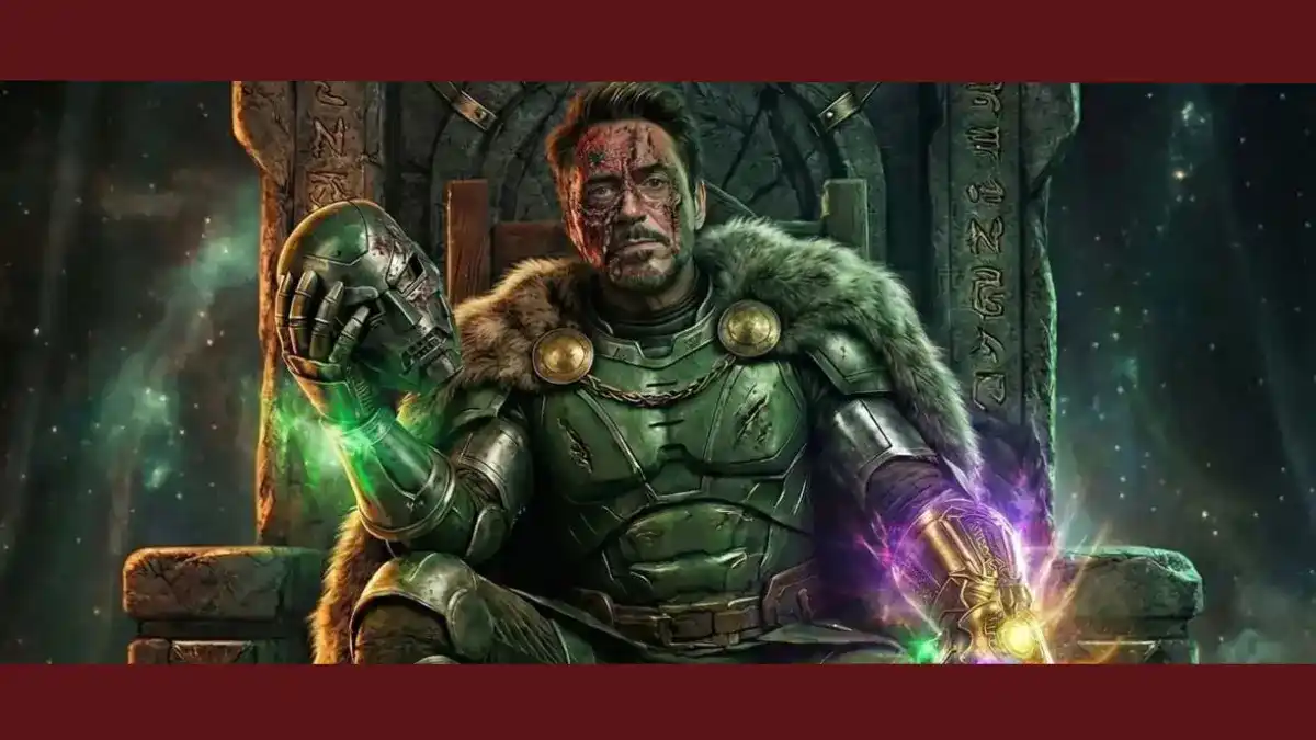 Vingadores Doomsday - Pôster oficial de 'Doutor Destino' é exibido em estande na CCXP México