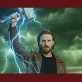 Steve Rogers de Chris Evans em Vingadores: Doomsday