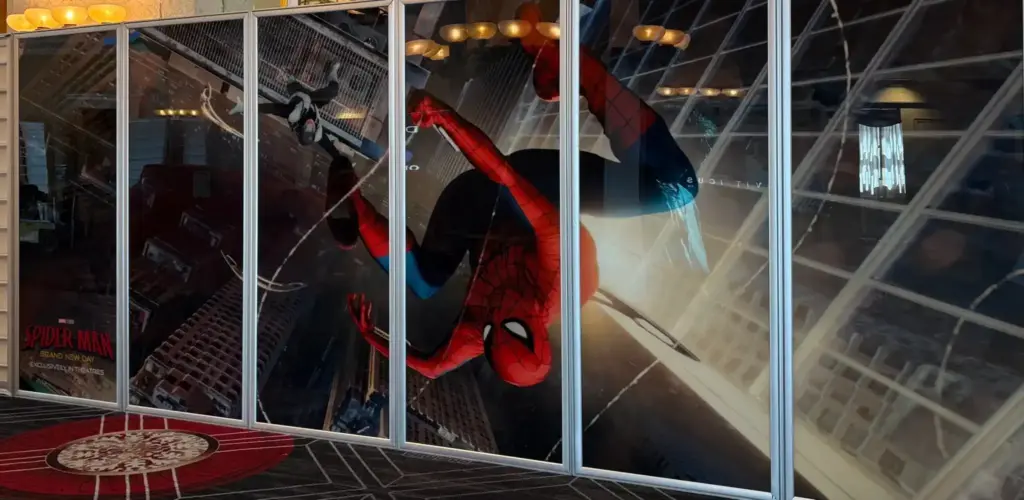 Banner de homem-aranha 4 na CinemaCon